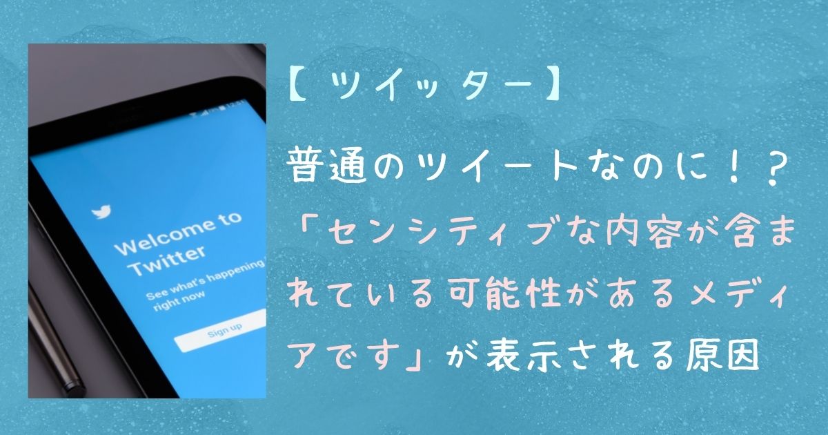 Twitter センシティブな内容が含まれている可能性があるメディアです が表示される原因 まんぷくな日々